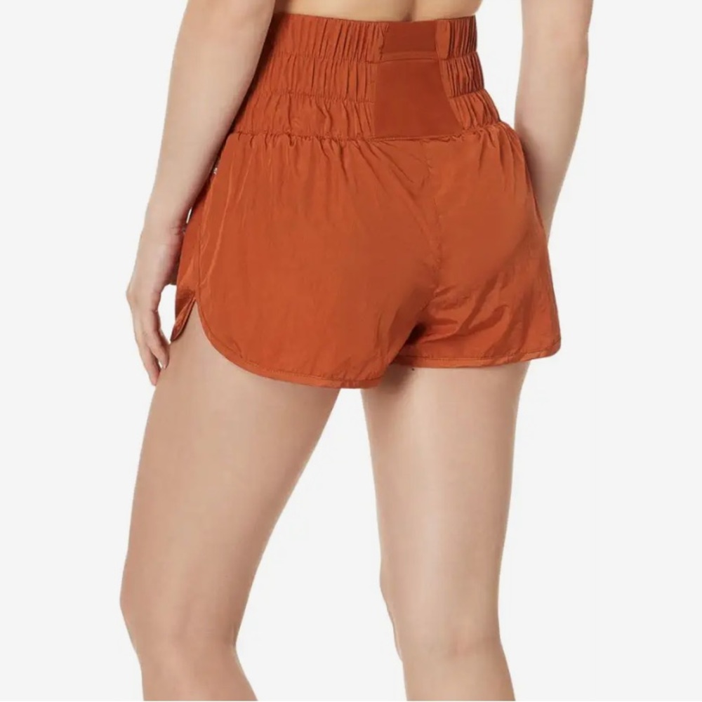 NEW Free People Movement Way Home Shorts color rust - Picture 5 of 5
